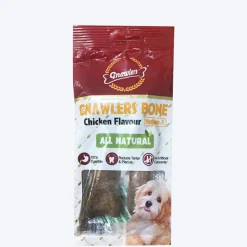 Gnawlers Bone Dog Treats - Chicken Flavour - Medium(2 Pieces) - 90 g