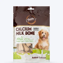 Gnawlers Calcium Milk Bone Dog Treats - Medium