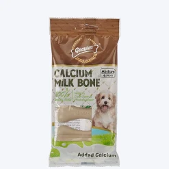Gnawlers Calcium Milk Bone Dog Treats - Medium