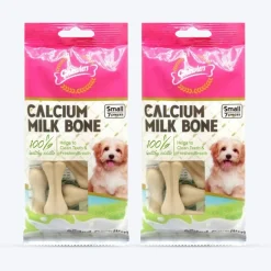 Gnawlers Calcium Milk Bones Dog Treats - Small