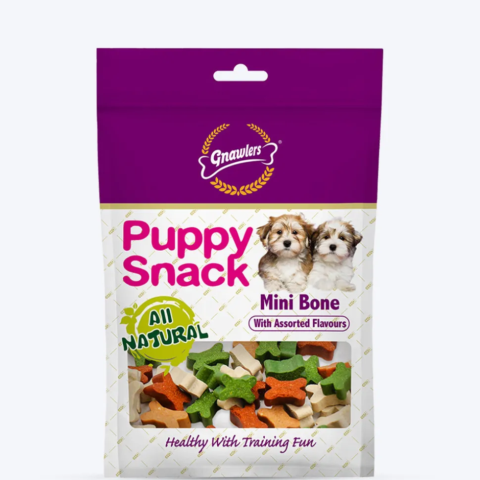 Gnawlers Chicken Snack Mini Bone Treat For Puppy - 250 g