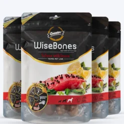 Gnawlers Wisebones Dog Treat - Salmon with Lemon - 200 g