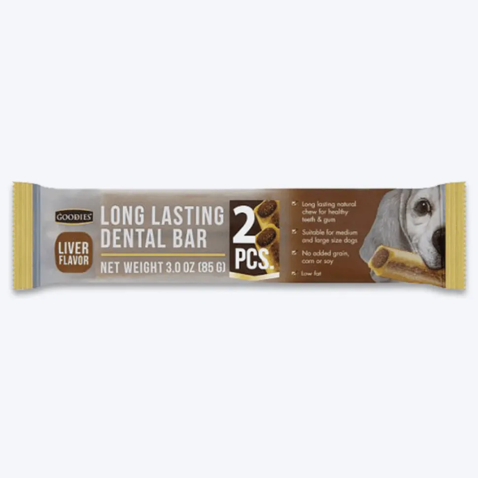 Goodies Liver Long Lasting Dental Bar Treats For Dog - 85 gm