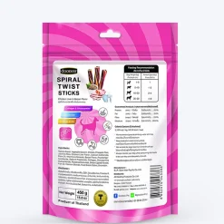 Goodies Spiral Twist Sticks Chicken & Bacon Flavour For Dogs - 450 g