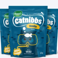 Happi Skippi Catnibbs Bonito Vitality Chewy & Yummy Cat Treat - 60 gm (Best Before September'26)