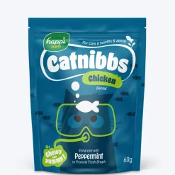Happi Skippi Catnibbs Healthy & Chewy Delight Combo For Cat - (4 x 60g) (Best Before September'26)