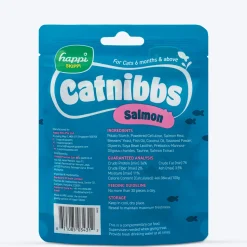 Happi Skippi Catnibbs Salmon Shiny Coat Chewy & Yummy Cat Treat - 60 gm (Best Before September'26)