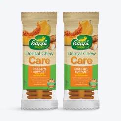 Happi Doggy Vegetarian Dental Chew (Digestive Support) - Pumpkin & Mountain Yam (Singles) - 25 g