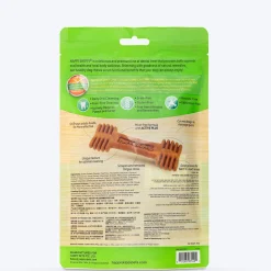 Happi Skippi Dental Chew Skin & Coat Support Honey & Coconut Oil Dog Treat - Petite 2.5 inch - 150 gm