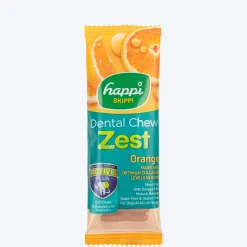 Happi Skippi Dental Chew Zest Orange Dog Treats - 4 inch - 25 gm