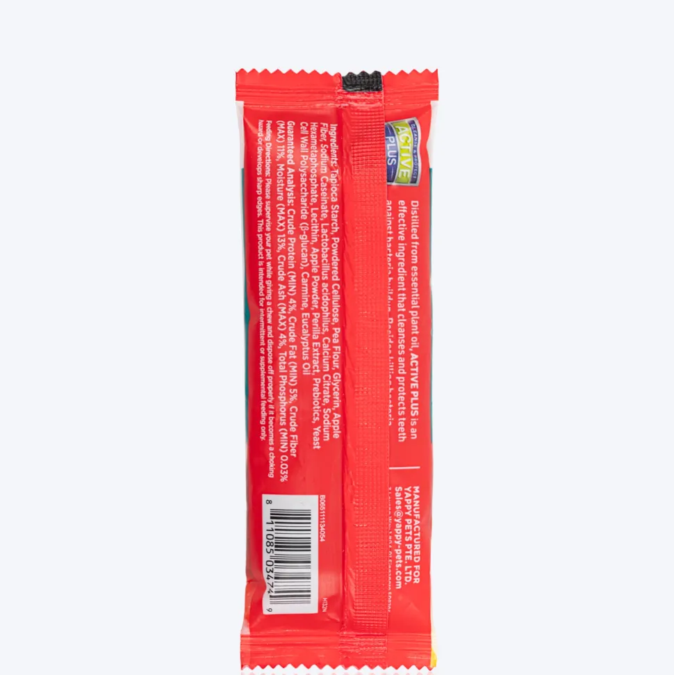 Happi Skippi Dental Chew Zest Apple Dog Treat - 4 inch - 25 gm