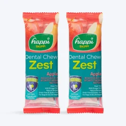 Happi Skippi Dental Chew Zest Apple Dog Treat - 4 inch - 25 gm