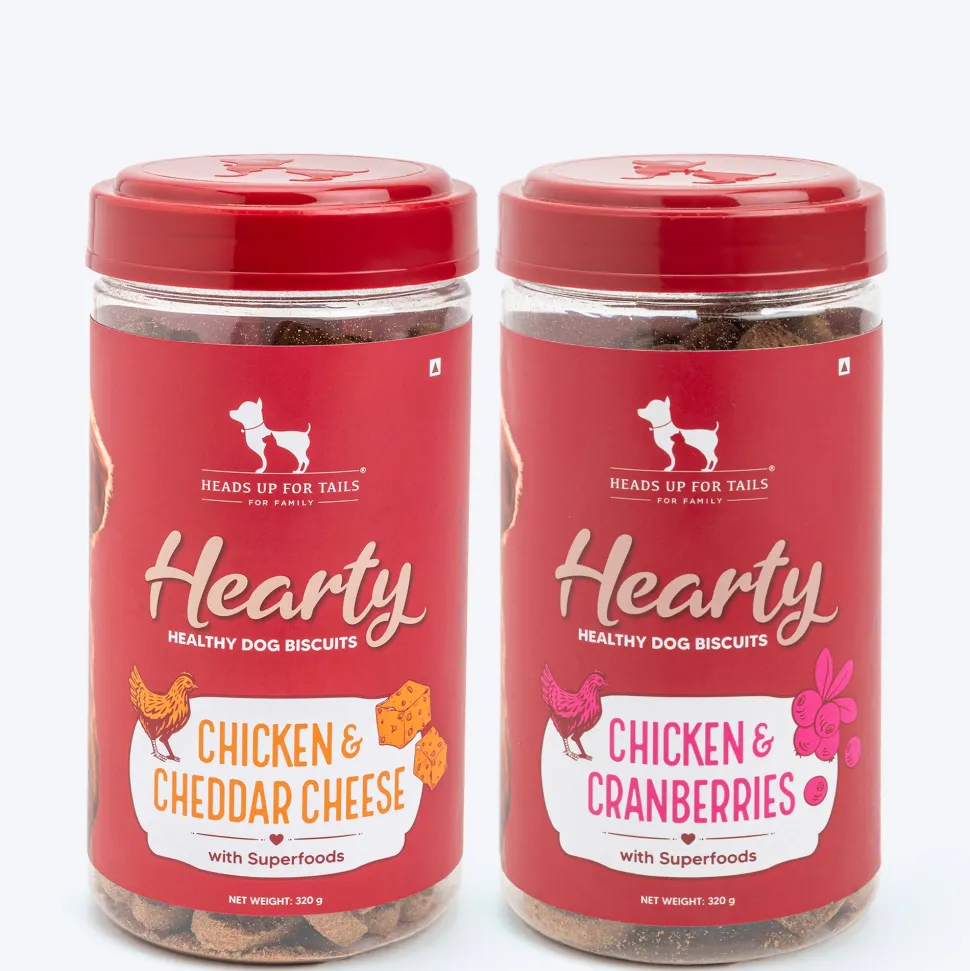 Hearty Chicken & Cheddar Cheese Dog Biscuits Gluten-Free 320g