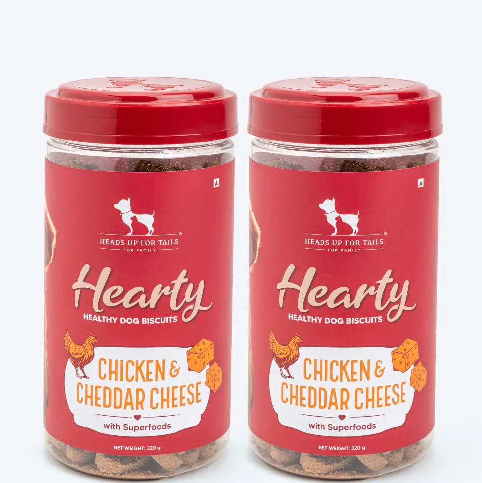 Hearty Chicken & Cheddar Cheese Dog Biscuits Gluten-Free 320g