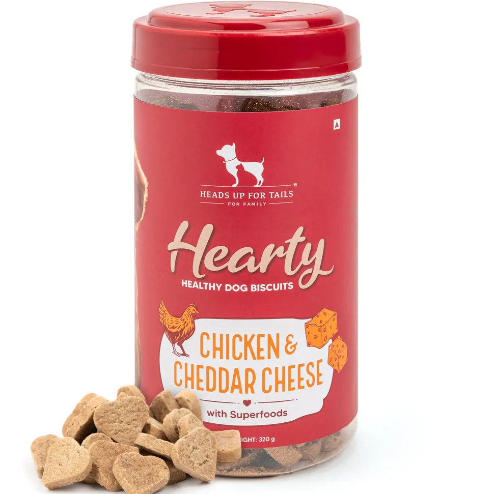 Hearty Chicken & Cheddar Cheese Dog Biscuits Gluten-Free 320g