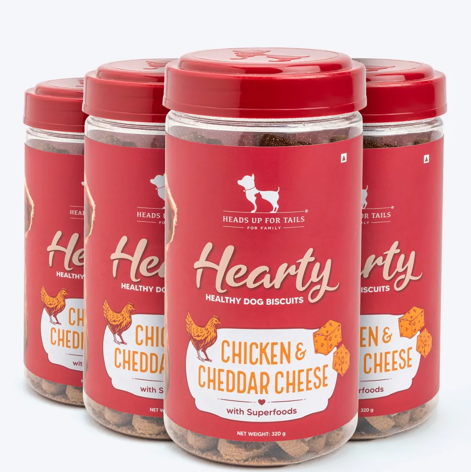 Hearty Chicken & Cheddar Cheese Dog Biscuits Gluten-Free 320g