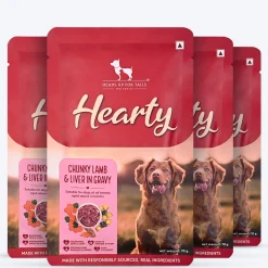Hearty Chunky Lamb & Liver in Gravy Dog Food 70g