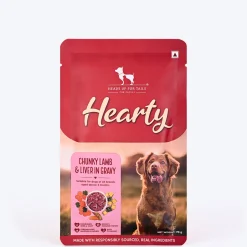 Hearty Chunky Lamb & Liver in Gravy Dog Food - Pack of 15 (70 gm each)