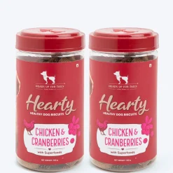 Hearty Dog Biscuits Chicken & Cranberries Grain-Free 320g