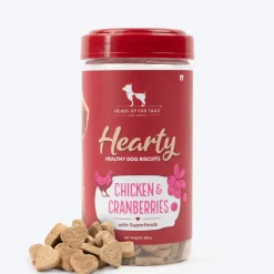 Hearty Dog Biscuits Chicken & Cranberries Grain-Free 320g