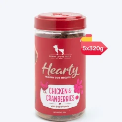Hearty Dog Biscuits Chicken & Cranberries Grain-Free 320g