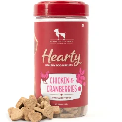 Hearty Dog Biscuits Chicken & Cranberries Grain-Free 320g
