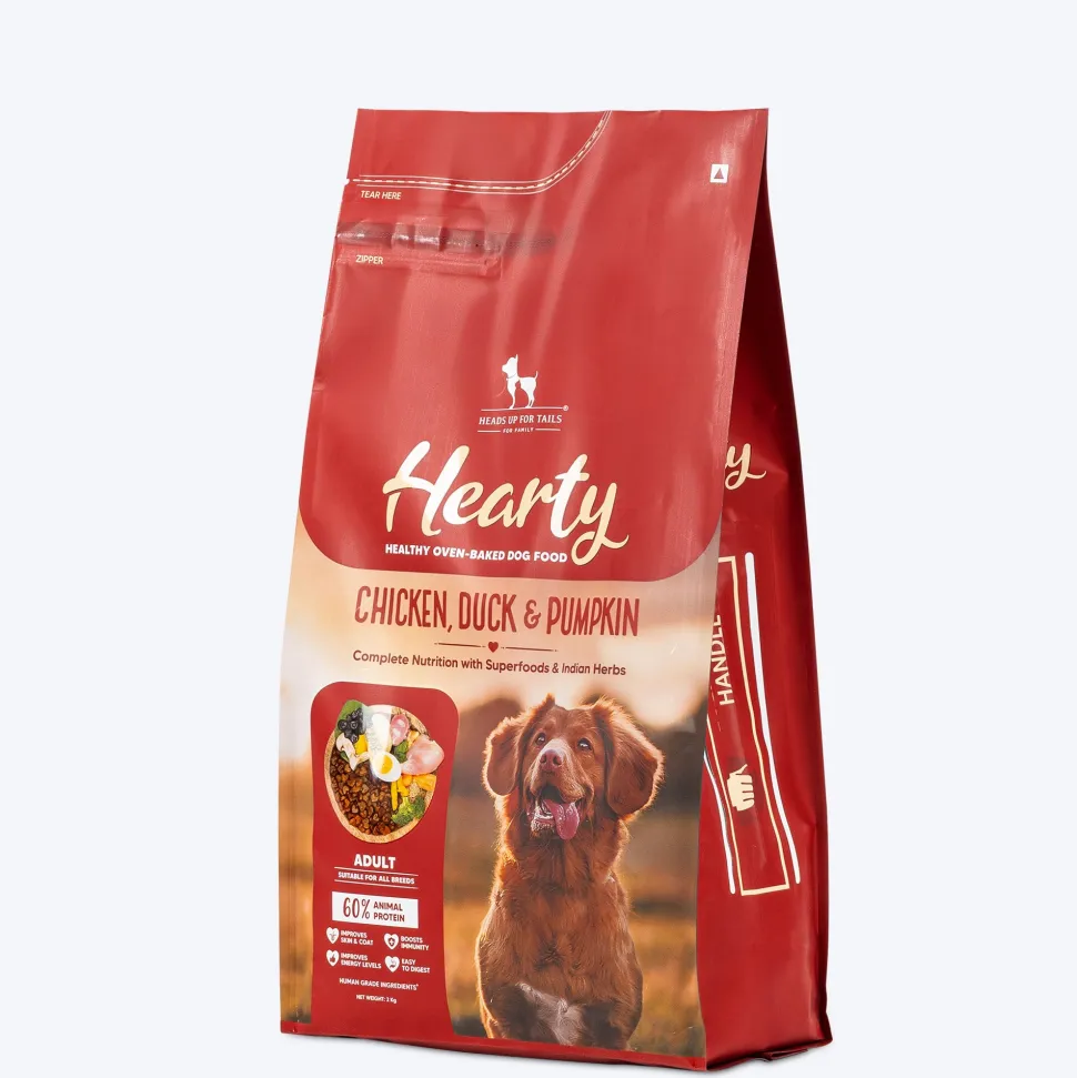 Hearty Oven-Baked Adult Dog Food Chicken, Duck & Pumpkin