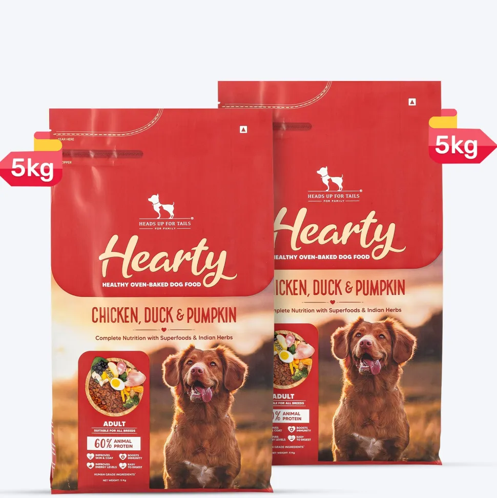 Hearty Oven-Baked Adult Dog Food Chicken, Duck & Pumpkin