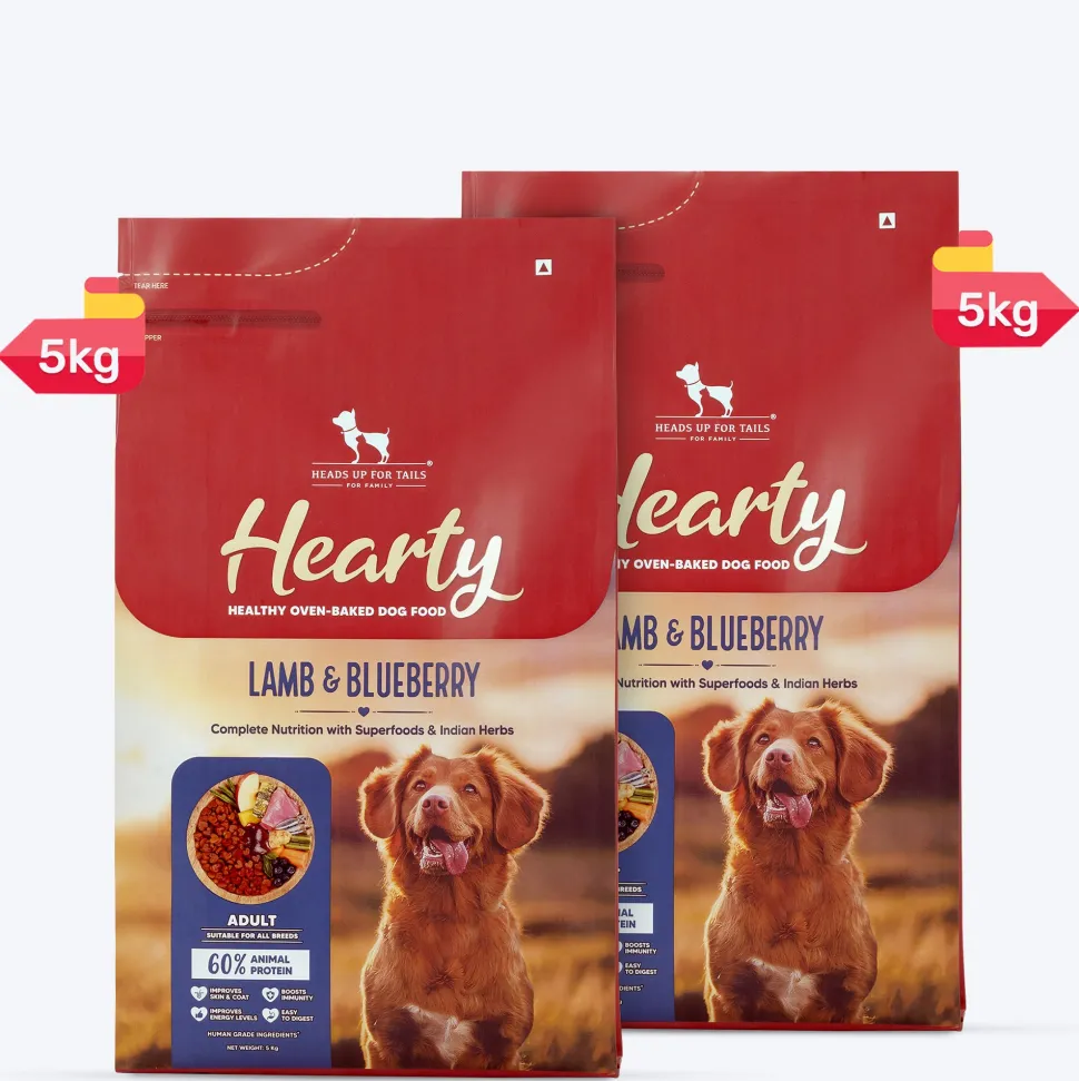 Hearty Oven-Baked Lamb & Blueberry Adult Dog Food All Breeds