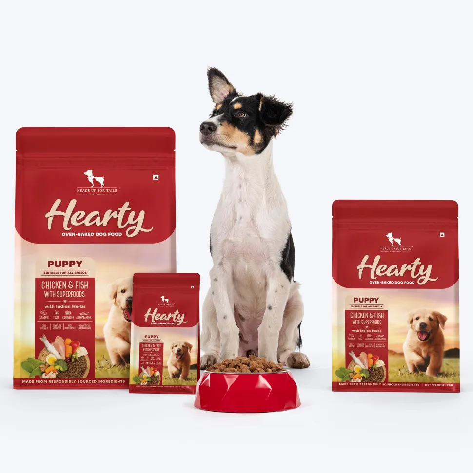 Hearty Oven-Baked Puppy Food Chicken & Fish with Superfoods - 250 gm (Best Before August'26)