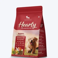 Hearty Oven-Baked Puppy Food Chicken & Fish with Superfoods - 250 gm (Best Before August'26)