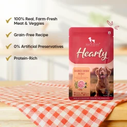 Hearty Shredded Chicken & Pumpkin in Gravy Wet Dog Food 70g