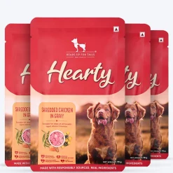 Hearty Shredded Chicken & Pumpkin in Gravy Wet Dog Food 70g