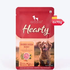 Hearty Shredded Chicken & Pumpkin in Gravy Wet Dog Food 70g