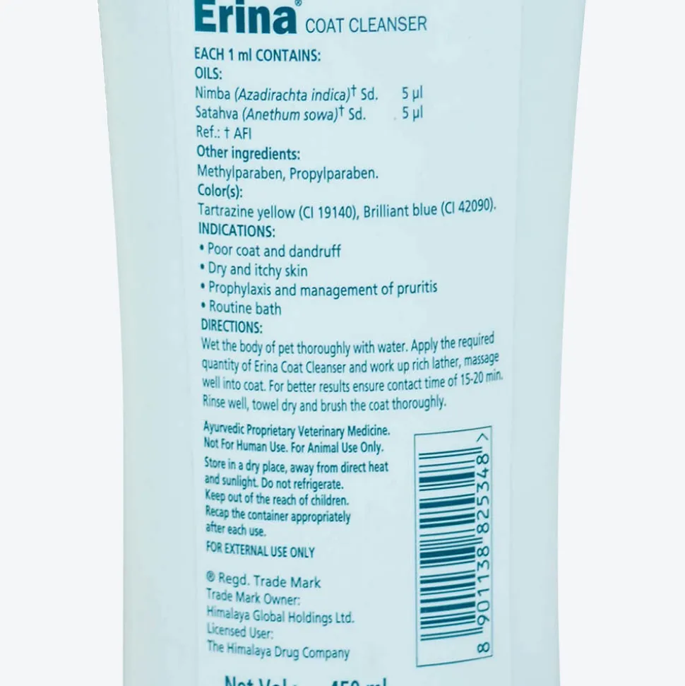 Himalaya Erina Coat Cleanser For Dog - 450 ml