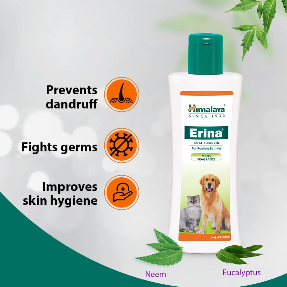 Himalaya Erina Coat Cleanser For Dog - 200 ml