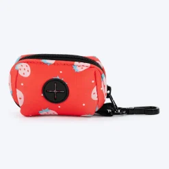 HUFT Berry Bliss Waste Bag Dispenser For Dog & Cat - Red
