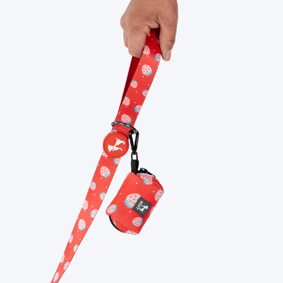 HUFT Berry Bliss Waste Bag Dispenser For Dog & Cat - Red