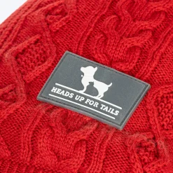 HUFT Berry Merry Sweater For Dog - Red