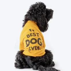 HUFT Best Dog Ever Pet Sweatshirt - Yellow