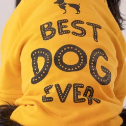 HUFT Best Dog Ever Pet Sweatshirt - Yellow