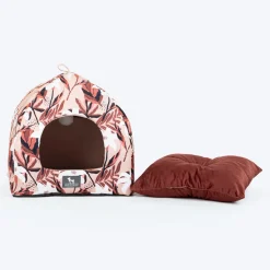 HUFT Blossom Breeze Cat Tent Bed - Powder White