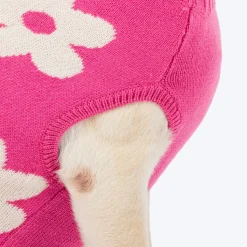 HUFT Blossom Knit Sweater For Dog - Pink
