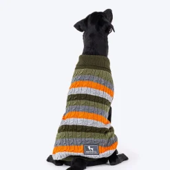 HUFT Cable Knit Dog Sweater - Grey