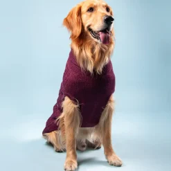 HUFT Cable Knit Dog Sweater - Mauve