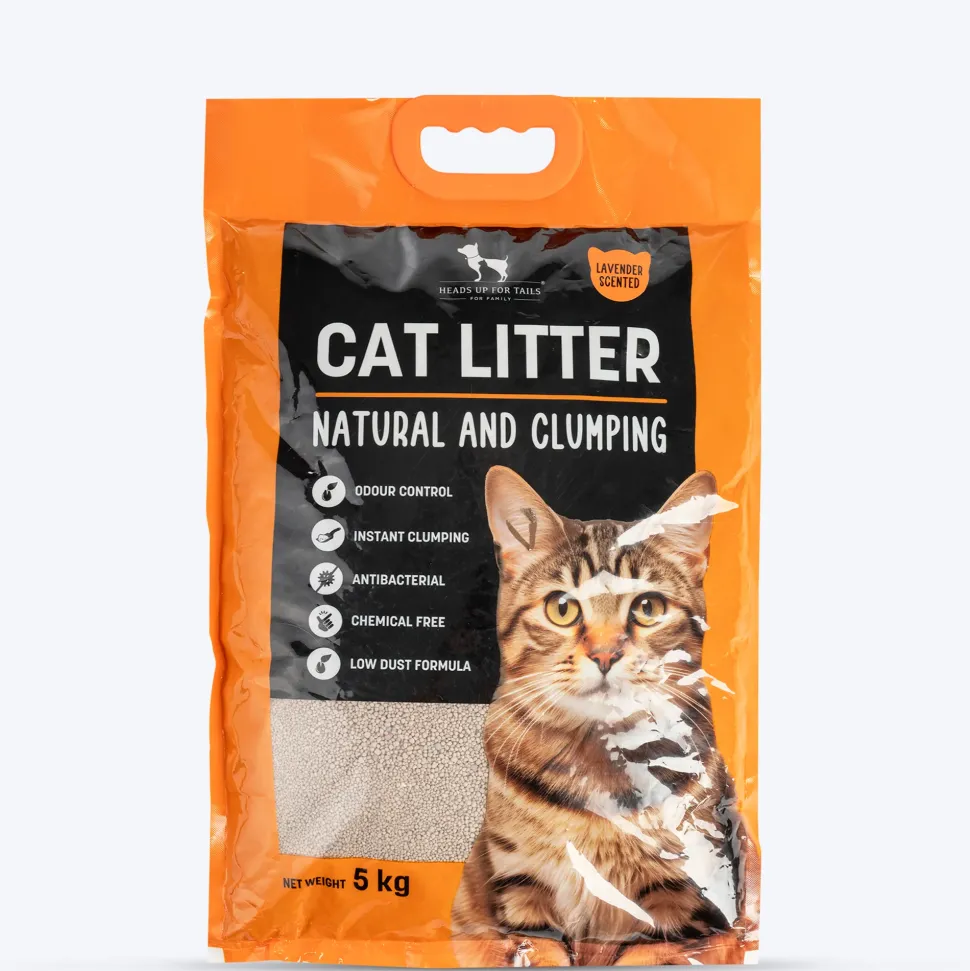 HUFT Cat Litter (Natural & Clumping) - Lavender Scented - 5 kg