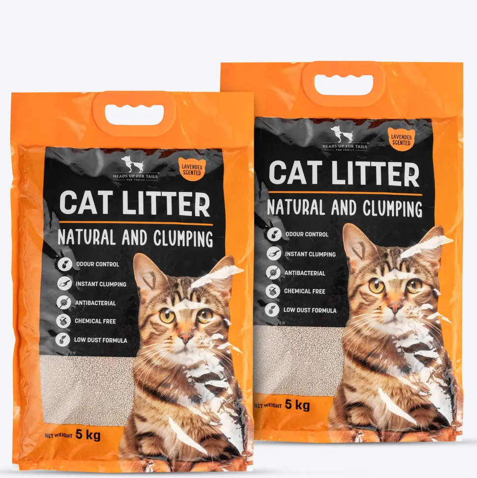 HUFT Cat Litter (Natural & Clumping) - Lavender Scented - 5 kg