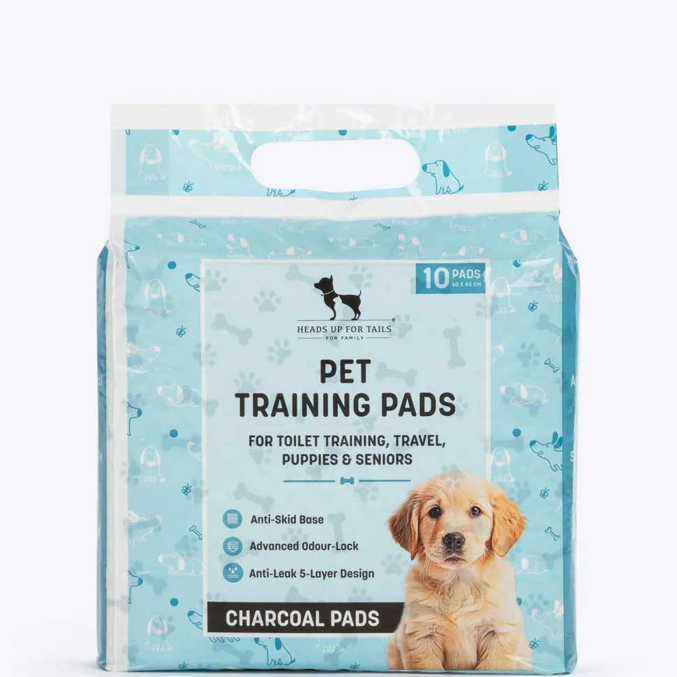 HUFT Charcoal Pet Training Pads - 60 x 45 cm