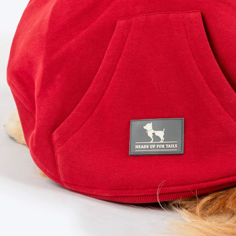 HUFT Cherry Sweet Sweatshirt With Hood For Big Dog - Red