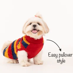 HUFT Classic Stripe Pet Sweater - Multicolour